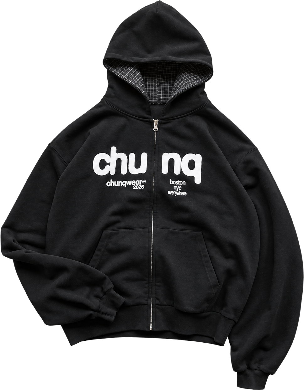 chunq alternate zip-up hoodie product view