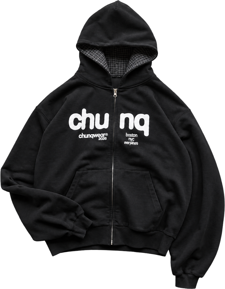 chunq alternate zip-up hoodie product view